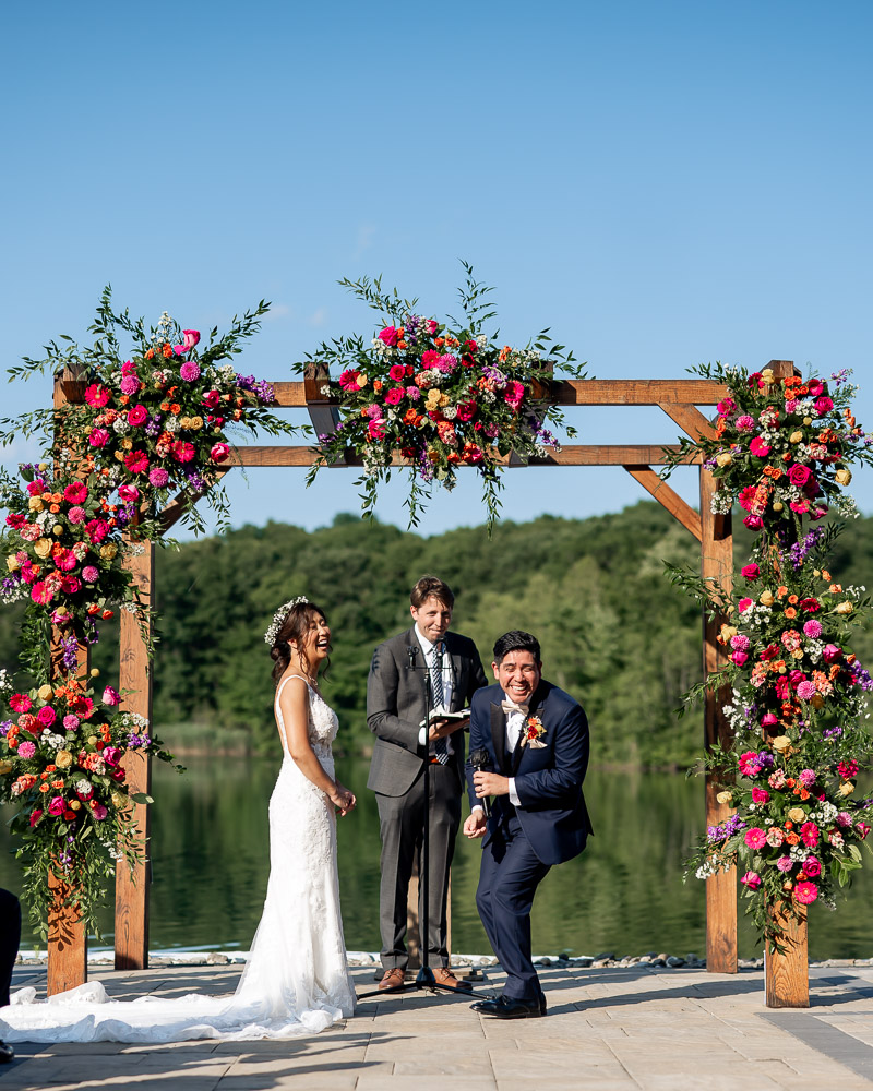 Rock Island Lake Club Wedding Ceremony